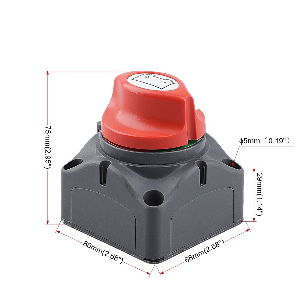 12-60V汽车房车船用游艇电池隔离器开关 100A-300A断开旋转开关 - 图2