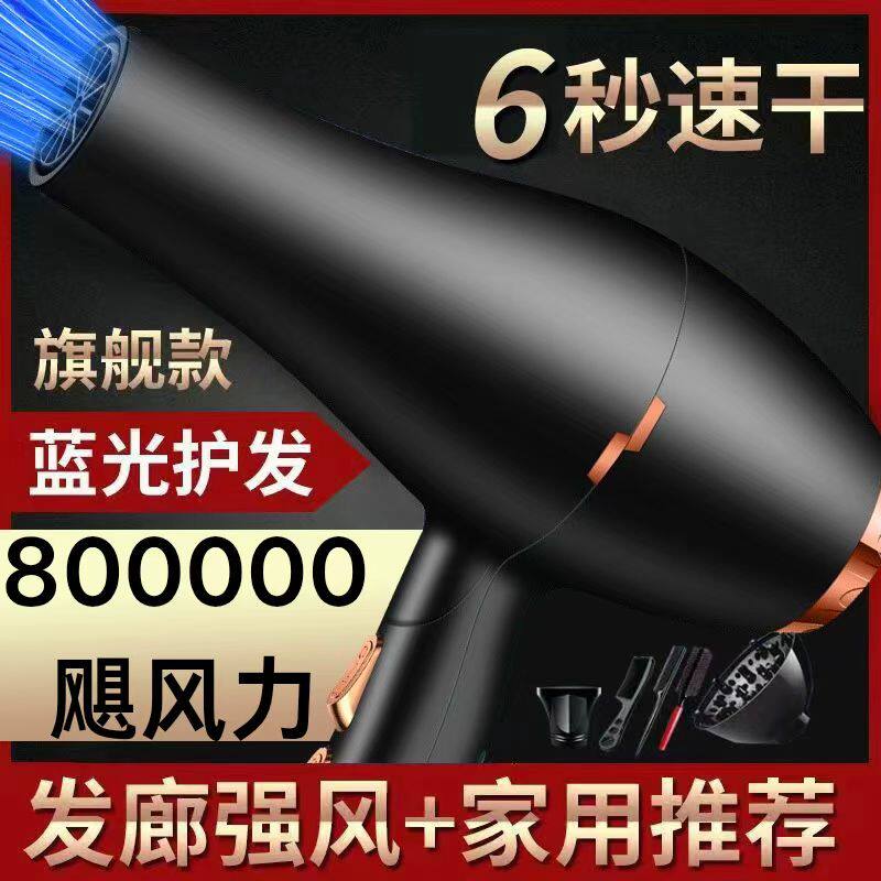 德国电吹风机大功率理发店家用大风力9800w负离子护发速干吹风筒