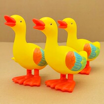 Clockwork Toy Jump Yellow Duck on Chord Emulation Animal Baby Puzzle Climbing Enlightenment Male Girl 2-4