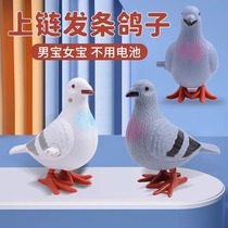 Clockwork pigeon children Toys small pigeon emulation Animals cute Previous chord Jump baby Toys