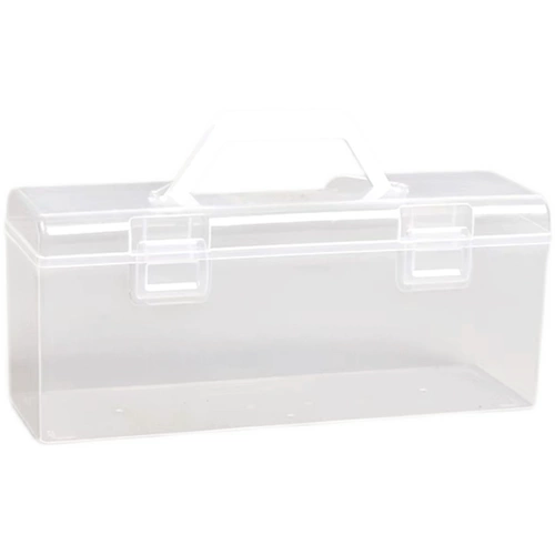 Китайская живопись каллиграфия инструментов для хранения ящика для хранения однослойного прозрачного прозрачного начальной школы.