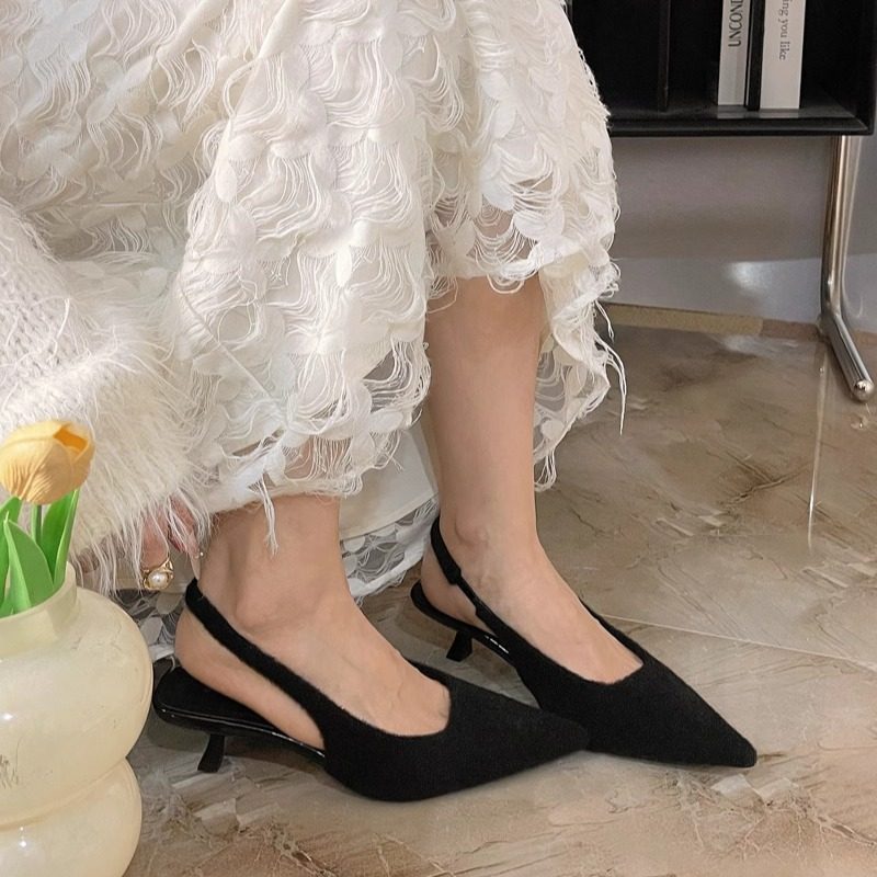 真皮版！2025新款时尚高跟尖头豹纹细跟性感猫跟单鞋女新中式凉鞋,淘宝优惠券,粉丝福利购,淘宝优惠卷