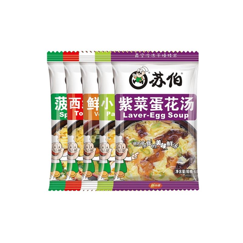 苏伯汤速食汤包速溶菠菜紫菜蛋花汤冲泡即食蔬菜芙蓉鲜蔬汤料小包 - 图3