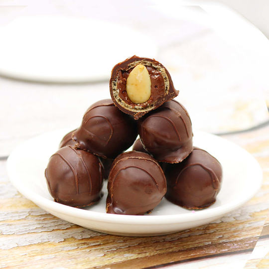 Black truffle nut sandwich chocolate imported from Russia