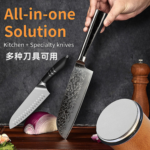 四角度金刚石滚筒磨刀器磁吸式家用厨房定角磨刀神器快速磨刀开刃 - 图1