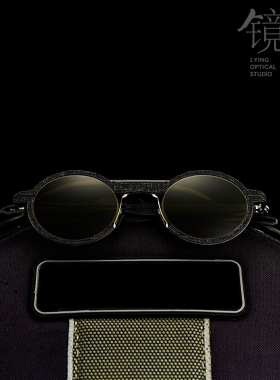 HAPTER墨镜ML02镜盈意大利手造医用钢复古椭圆形男女时尚个性前卫