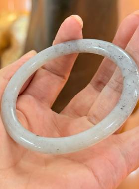 已结缘~新春福利~青花籽料美人条新疆和田玉籽料57手镯玉石雕刻