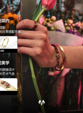 babama【直播】吾行系列红韵手镯情侣手链男士生日礼物