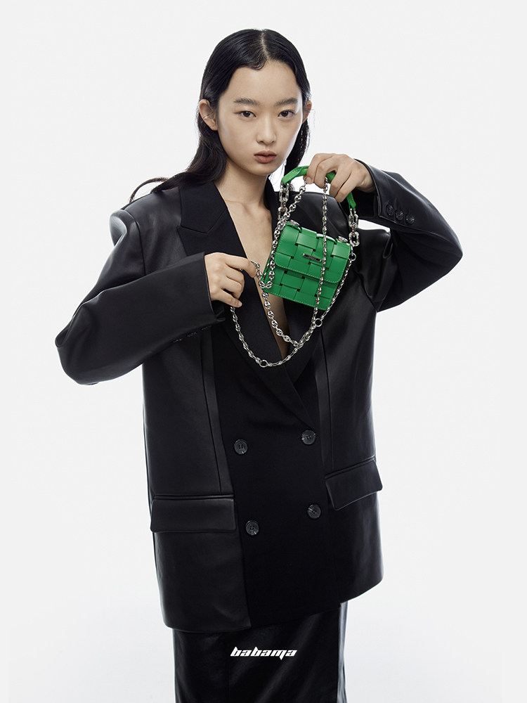 【郑合惠子同款】babama迷你女斜挎包 babama女士包袋