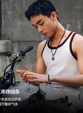 【新品】babama雪豹公益系列男士项链雪域之锁吊坠情人节礼物