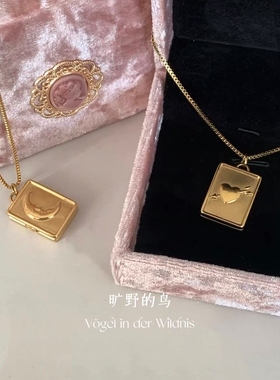 Vögel「旧相册」定制相片盒吊坠纪念离世亲人宠物照片项链礼物