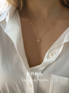 链条闪闪的迷你小钥匙吊坠