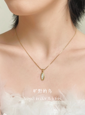 贝母项链不掉色可水洗！