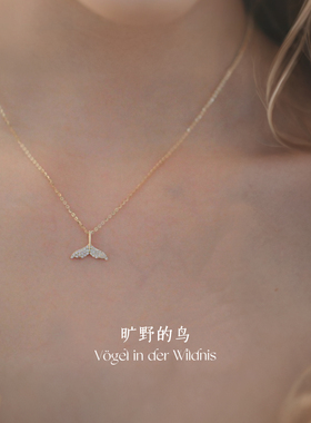 洗澡可以戴的夏天细闪小项链