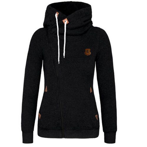 women Sweater cardigan hooded jacket fleece female 大码卫衣 - 图0
