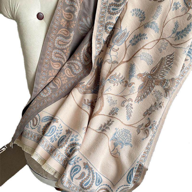 刘亦菲同款加厚围巾女夏办公室午睡毯子仿羊绒流苏毛毯保暖披肩,淘宝优惠券,粉丝福利购,淘宝优惠卷