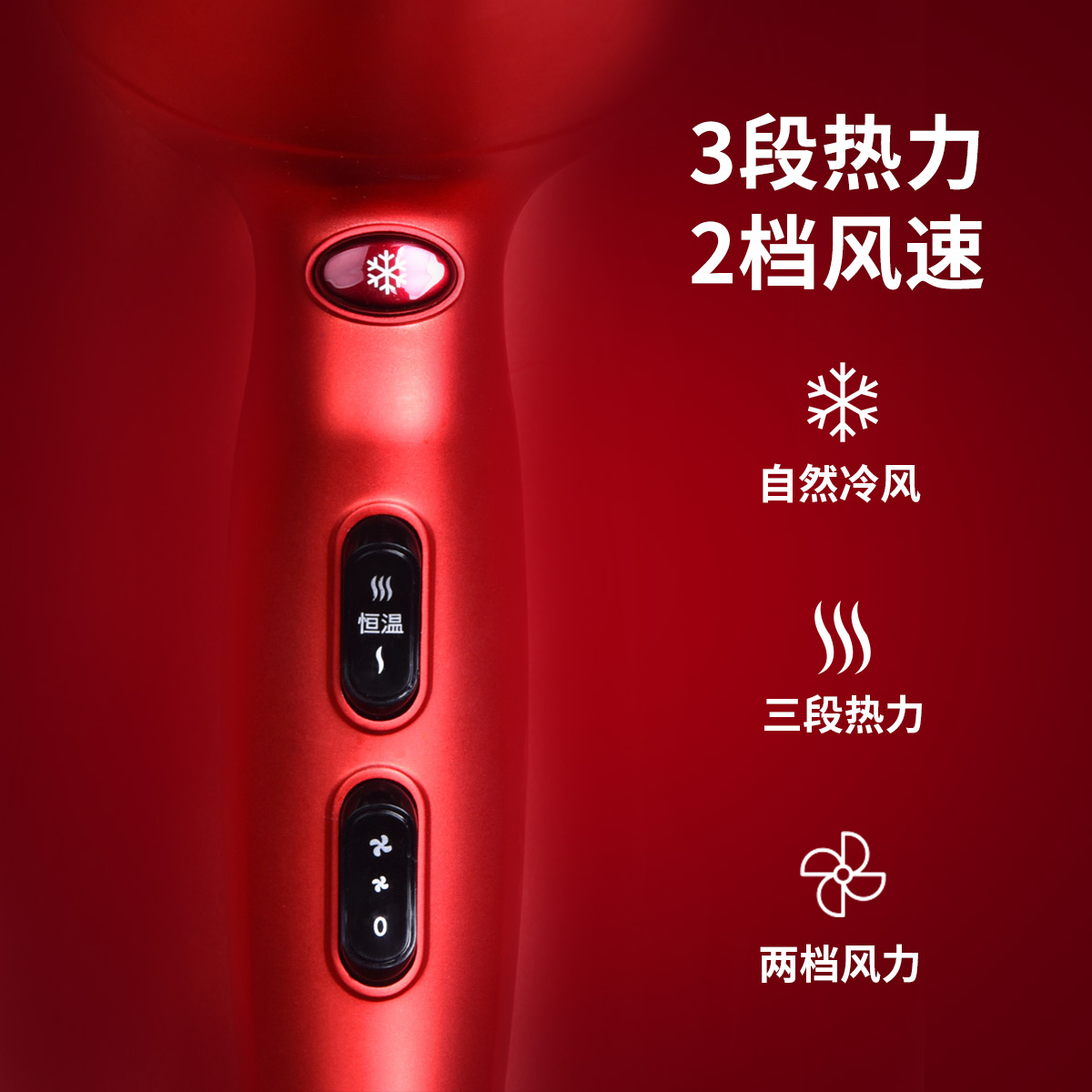 沙宣VS吹风机家用2000W大功率负离子水润电吹风造型理发店专用