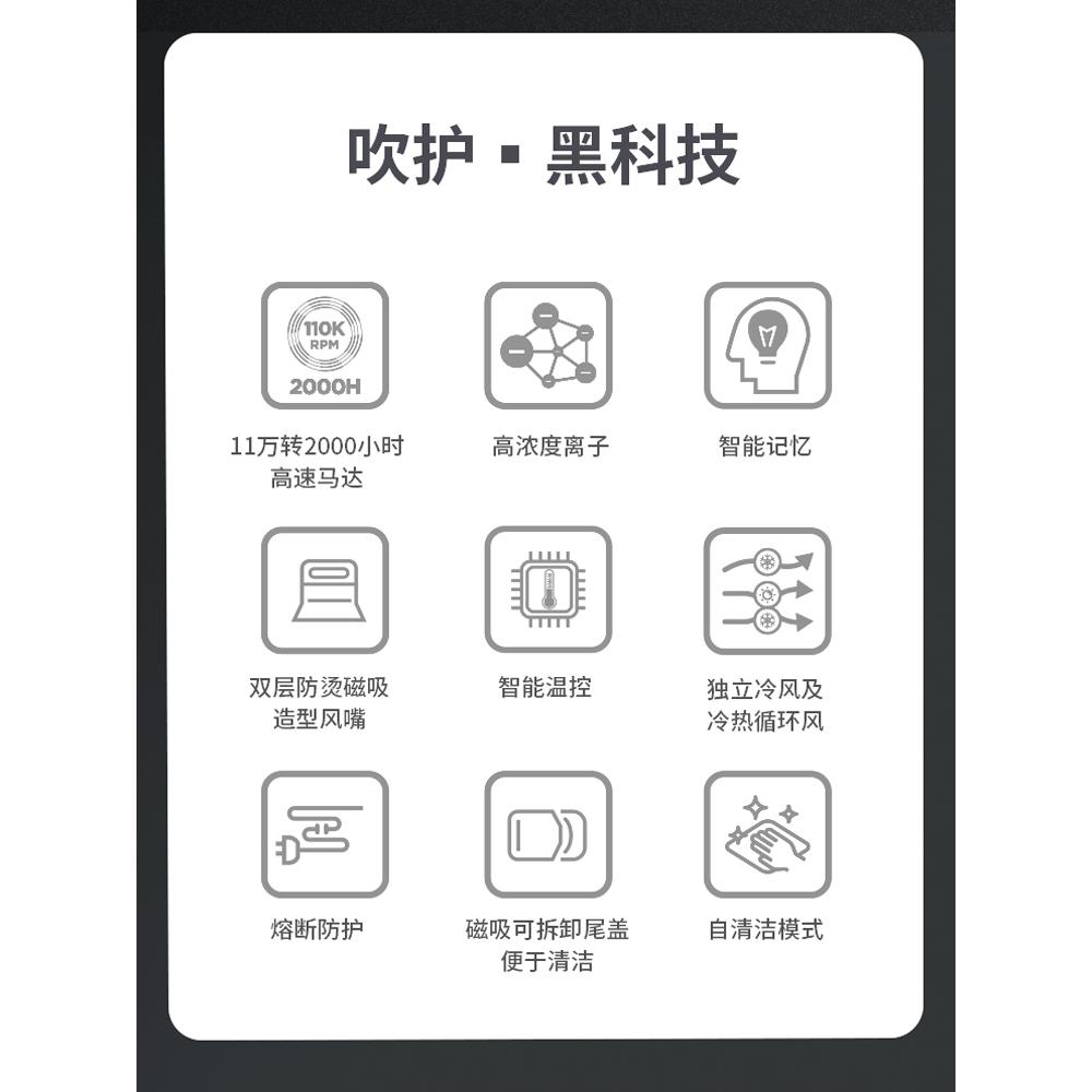 沙宣VS高速吹风机速干负离子家用吹风筒大功率电吹风