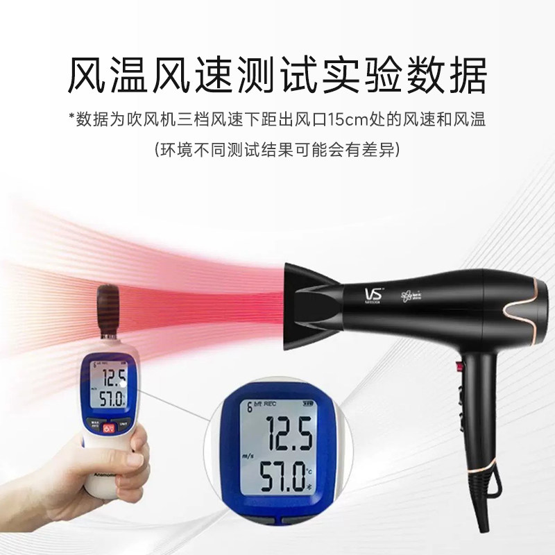 【官方旗舰】VS沙宣大功率速干负离子吹风机