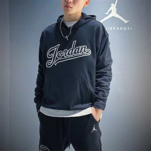 耐克NIKE奥莱正品男女运动休闲加绒保暖束脚长裤毛圈卫衣FN4620 - 图0