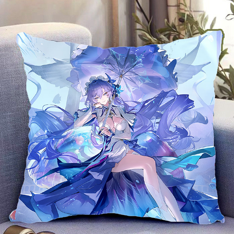 坎特蕾拉双面抱枕游戏鸣潮周边照片带枕芯靠枕靠垫枕头礼物可定制 - 图0