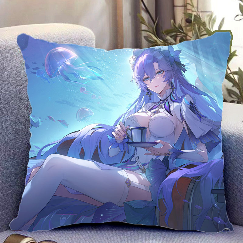 坎特蕾拉双面抱枕游戏鸣潮周边照片带枕芯靠枕靠垫枕头礼物可定制 - 图2