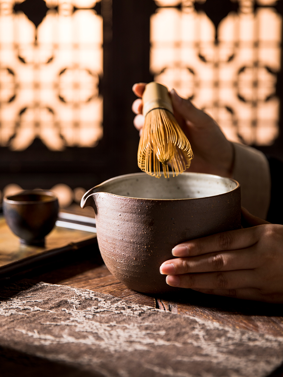 六合堂宋代点茶日式抹茶碗家用打抹茶用茶筅竹子抹茶刷百二十本立 - 图1