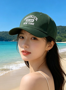 韩版字母刺绣女棒球帽遮阳百搭