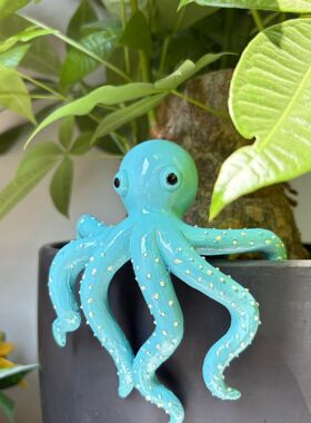 八爪鱼花盆挂件章鱼摆件