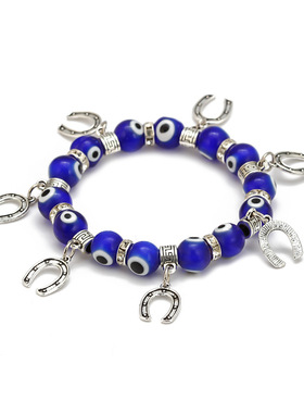 恶魔之眼睛水晶手链水晶手串