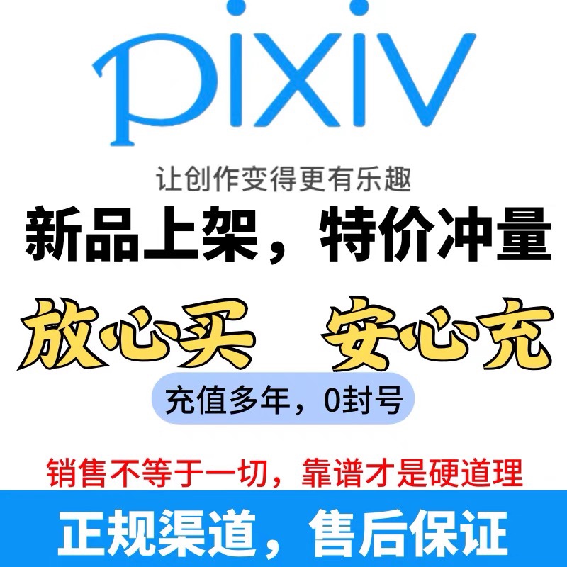 pixiv高级会员p站会员代充 二次元插画图片