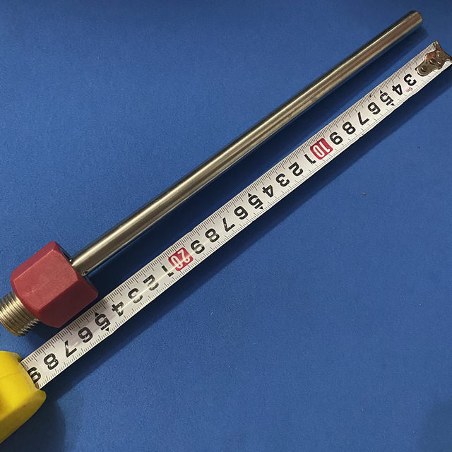 Suitable for Ashley Denton kitchen treasure household water storage type instant heating 5L lower water outlet red and blue anti-electricity wall inlet and outlet water pipe