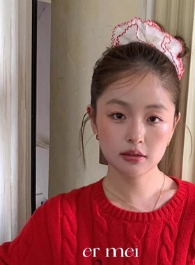 发绳布艺法式绝美高级感发圈