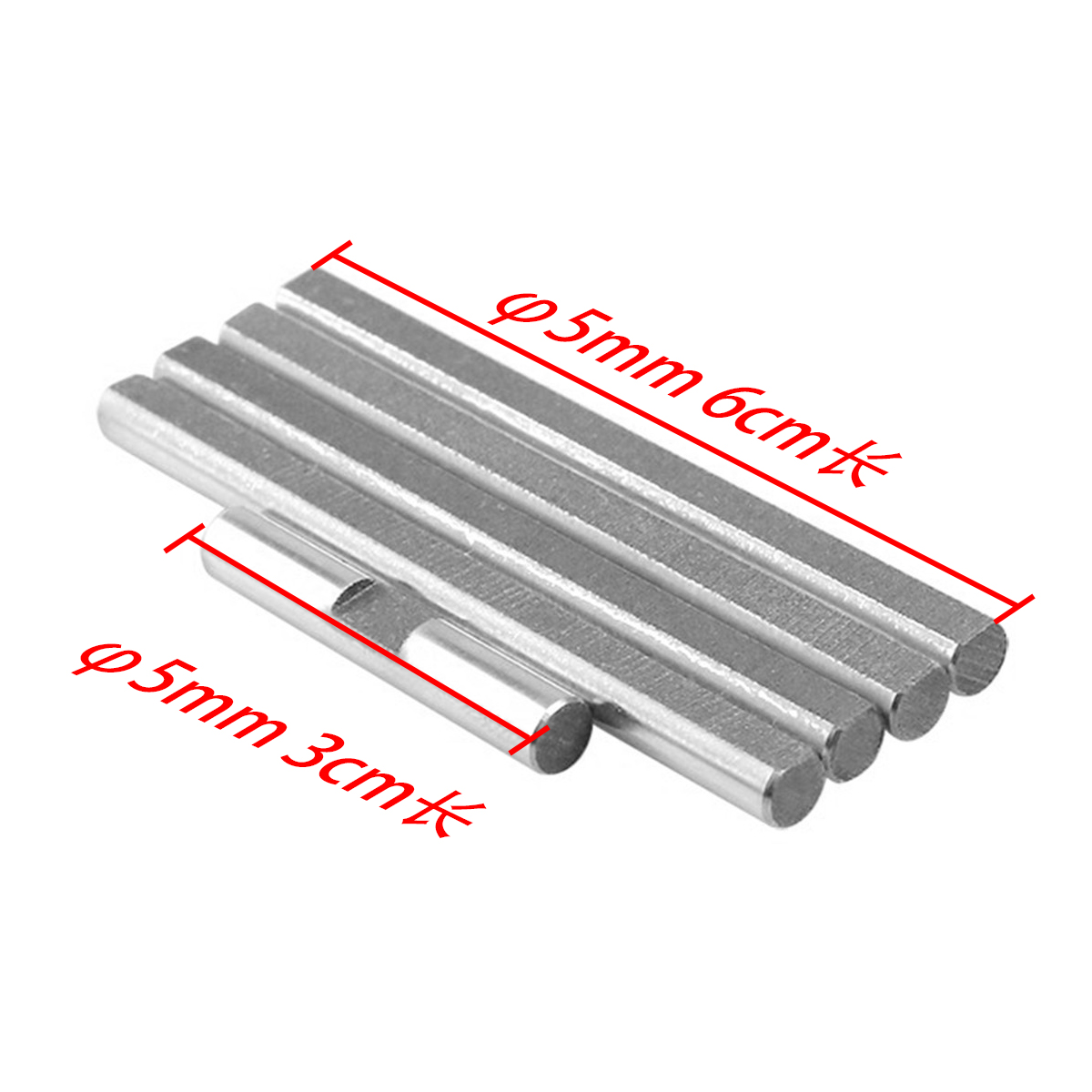 不锈钢5MMD轴 负公差CNC精车  VORON2.4 ERCFV2兔子多色同步轮轴 - 图0