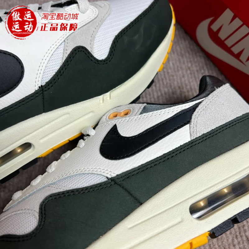 NIKE耐克2024春新款男鞋AIR MAX 1气垫运动低帮跑步鞋 FN7487-133 - 图2