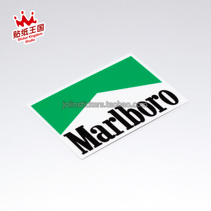 Marlboro 万宝路 汽车摩托车贴纸 头盔个性防水贴花 行李箱装饰19