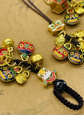 沙金珐琅手工汽车钥匙扣吊坠