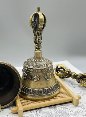 尼泊尔手工金刚铃杵声音清脆