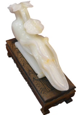 武汉实体店天然玉石人生如意