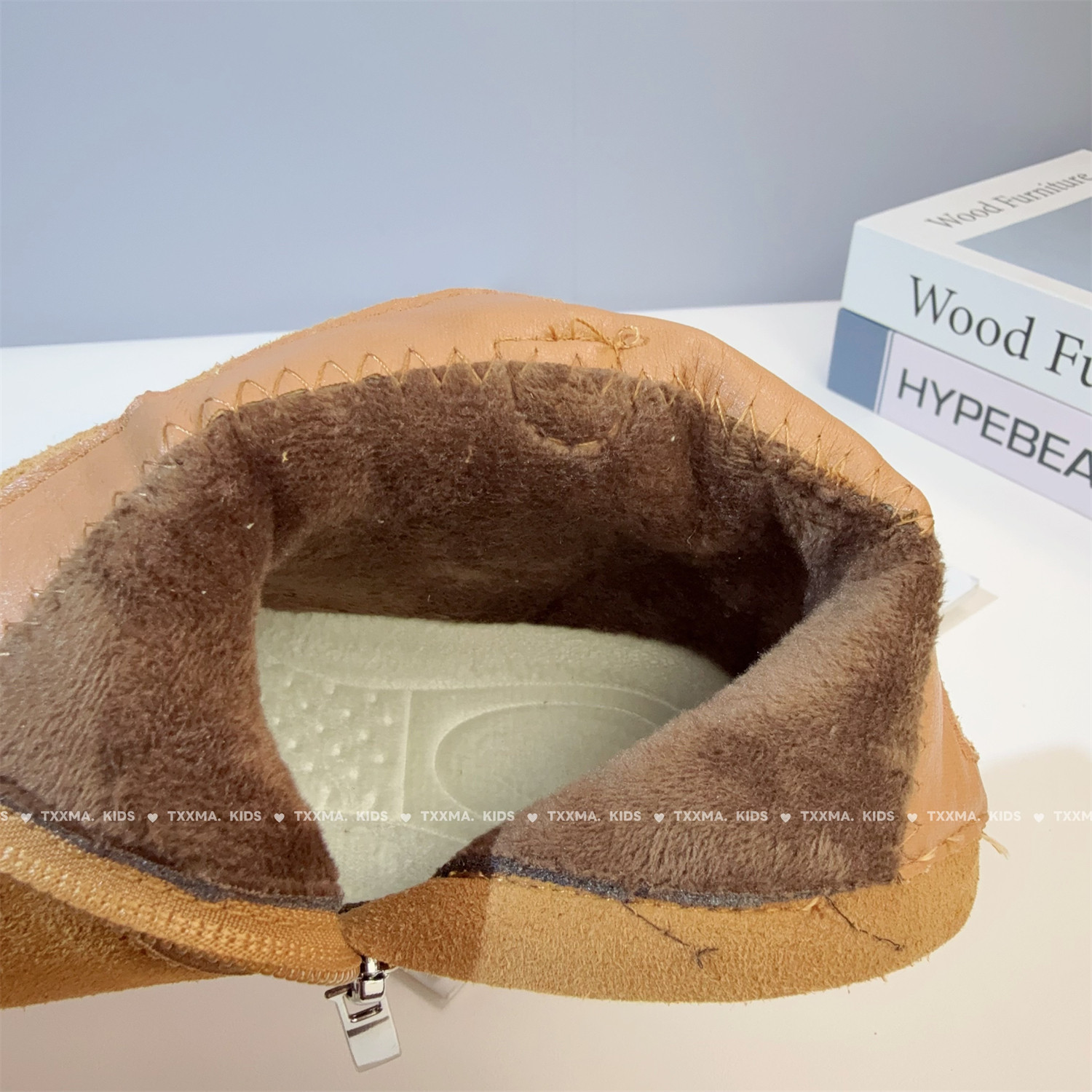 2025秋冬新款女童马丁靴真皮儿童短靴复古棉靴中大童勃肯鞋堆堆靴,淘宝优惠券,粉丝福利购,淘宝优惠卷