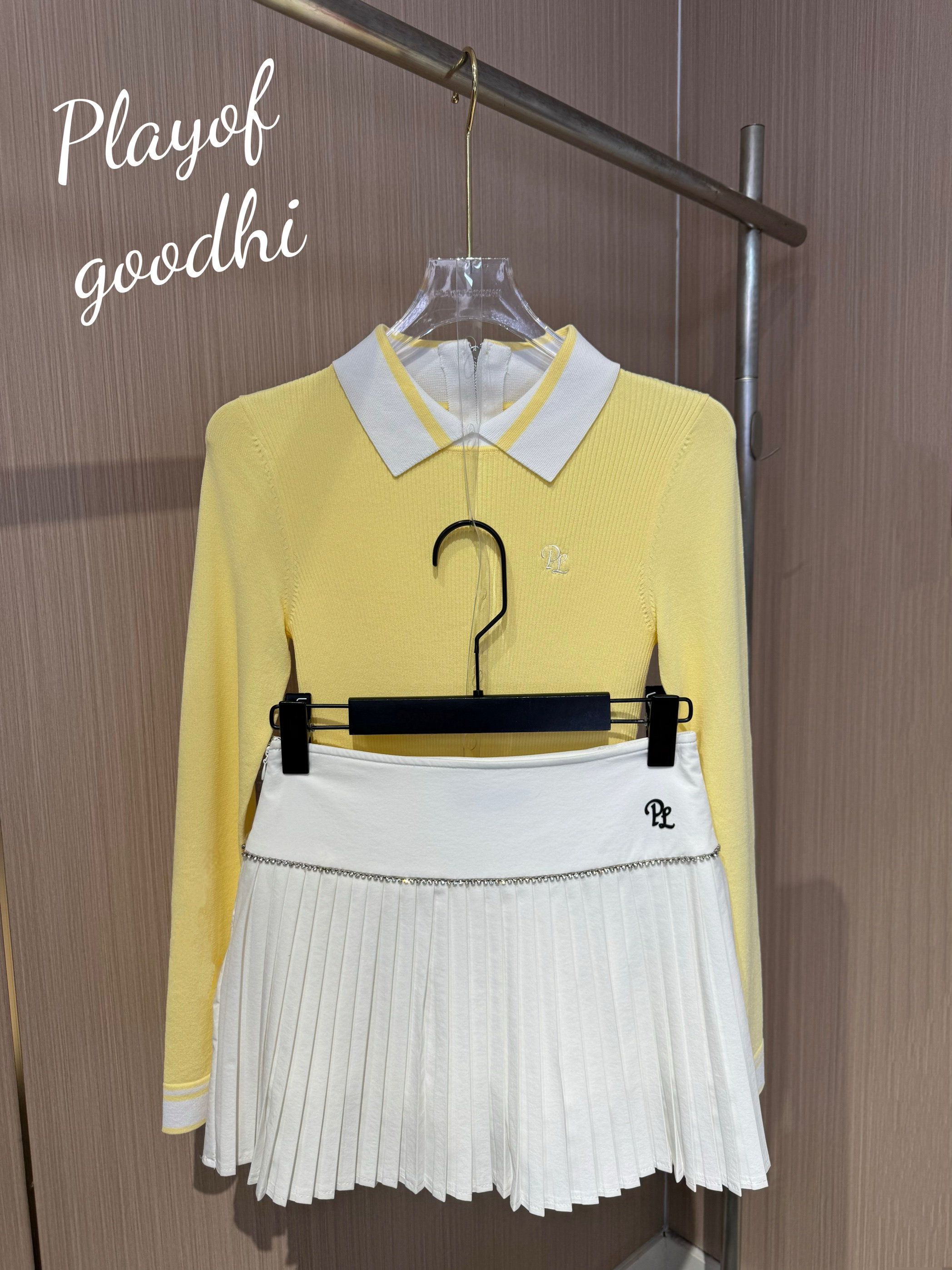 高尔夫服装女秋冬针织高尔夫长袖女套装高尔夫女裙显瘦高尔夫球服,淘宝优惠券,粉丝福利购,淘宝优惠卷