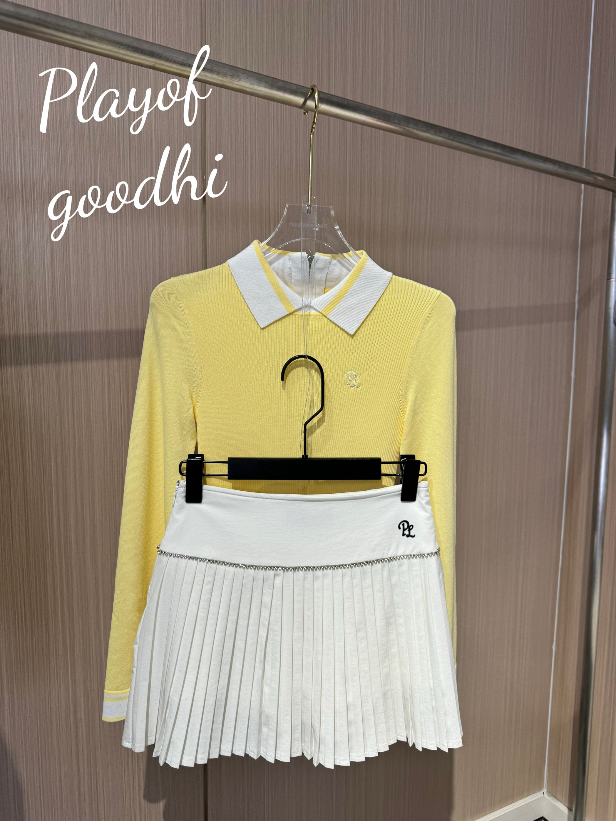 高尔夫服装女秋冬针织高尔夫长袖女套装高尔夫女裙显瘦高尔夫球服,淘宝优惠券,粉丝福利购,淘宝优惠卷