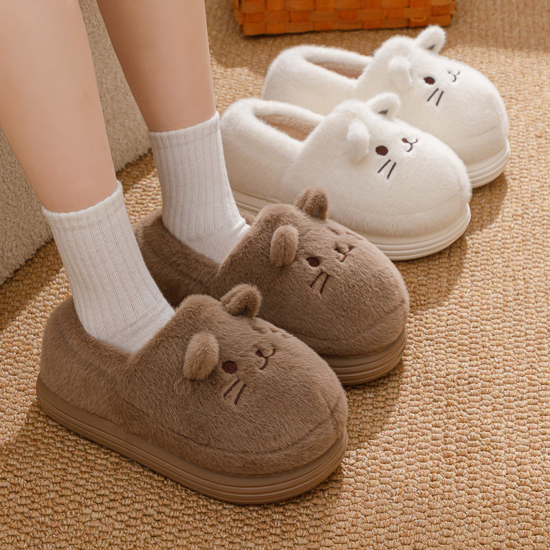 可爱棉拖鞋女款秋冬月子鞋孕妇室内家居包跟情侣棉鞋2025新款保暖,淘宝优惠券,粉丝福利购,淘宝优惠卷
