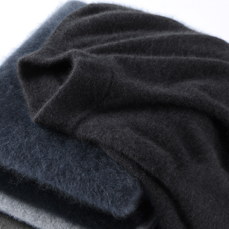 加厚纯羊毛品质男装冬季男款高领羊毛衫男款男士内搭打底衫男毛衣