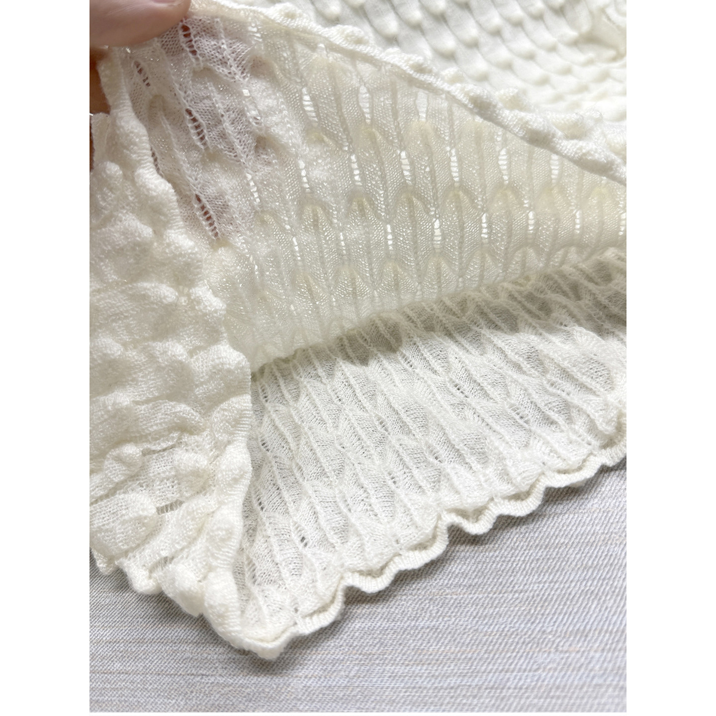 N货！谁穿谁美！重工肌理羊毛圆领针织上衣女    20250852~JS,淘宝优惠券,粉丝福利购,淘宝优惠卷