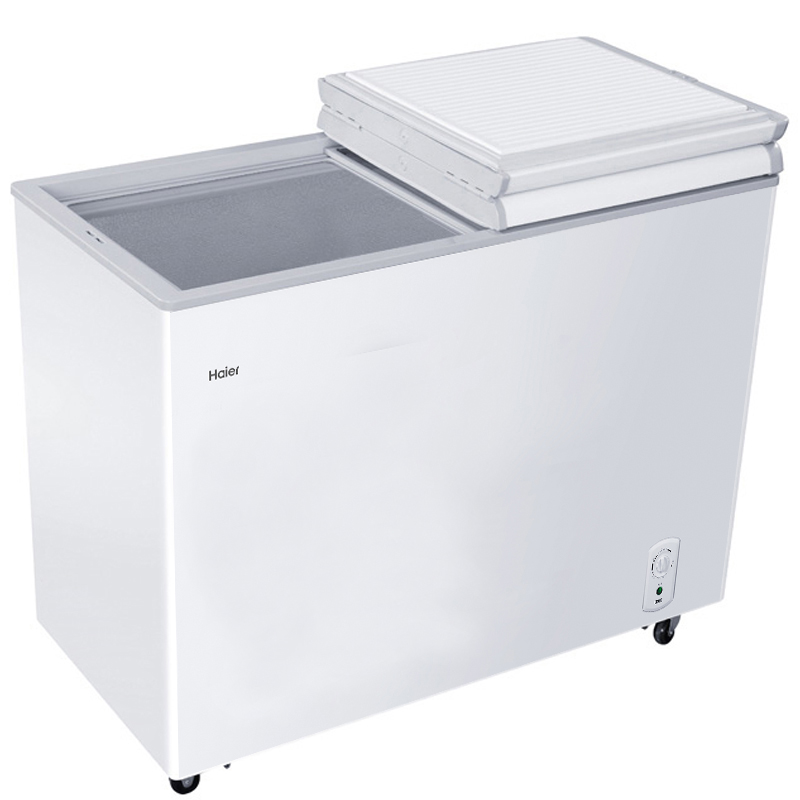 海尔冰柜家用冷藏冷冻小型双温卧式冷柜 215SEA FCD 海尔 Haier 海尔冰柜家用冷藏冷冻小型双温卧式冷柜 215SEA FCD 海尔 Haier