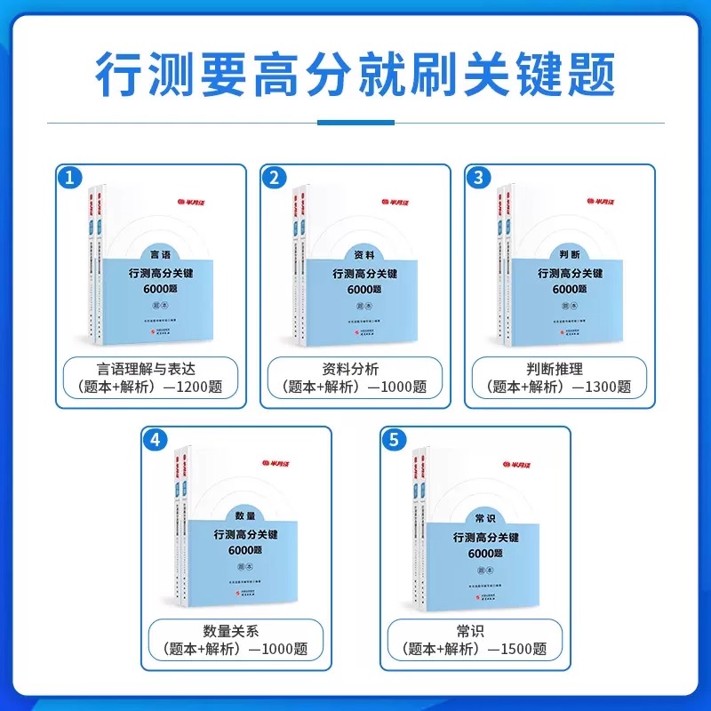 半月谈行测2024国考公务员考试行测5000题2023省考6000题库行政职业能力测验刷题历年真题言语理解判断推理资料分析数量关系常识