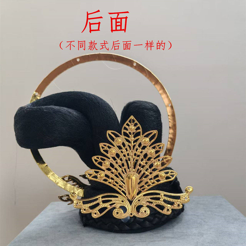 古装敦煌仙女飞天头饰西域风情假发包头饰舞台演出汉服唐风假发髻,淘宝优惠券,粉丝福利购,淘宝优惠卷