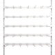 White wall snack AA column beam sock display rack