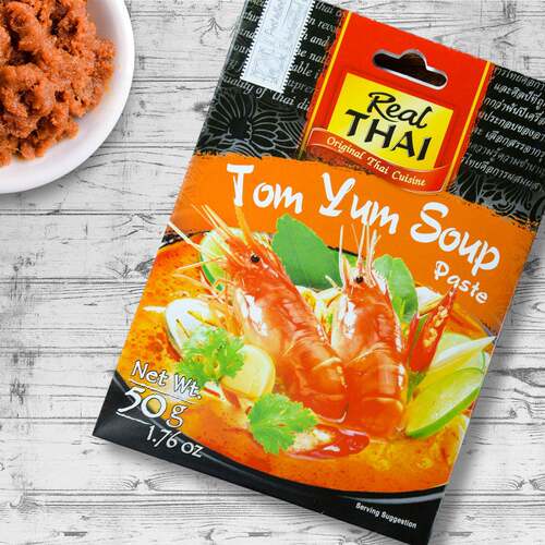 泰国进口Real THAI丽尔泰调味酱料2包 红黄绿咖喱酱泰式冬阴功酱 - 图2